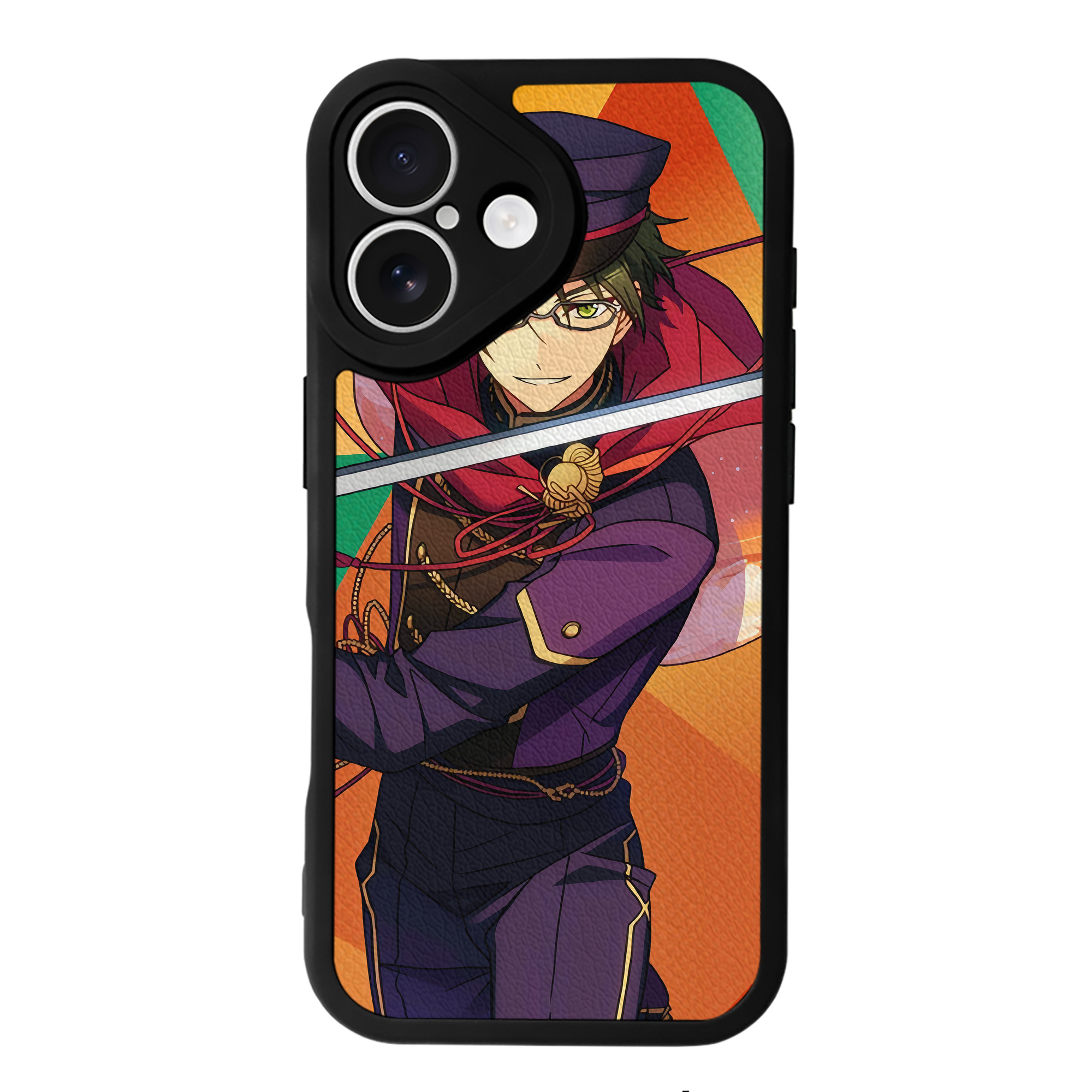 （画像用） あんさんぶるスターズ! Ensemble Stars 【iPhone 16シリーズ対応】シリコンスマホケース（レザー調） 材質：シリコン